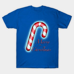 Candy cane sparkles merry Christmas T-Shirt